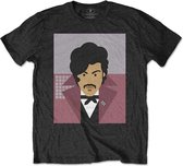 Prince - Many Faces Heren T-shirt - S - Zwart