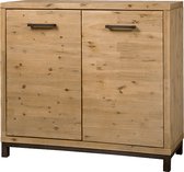 Dressoir | trego | acacia hout | bruin | 112 x 44 x 102(h) cm