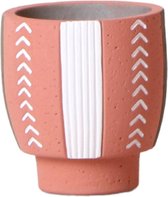 Kolibri Home | Indian Summer bloempot - Terracotta kleurige cementen sierpot  - potmaat Ø6cm