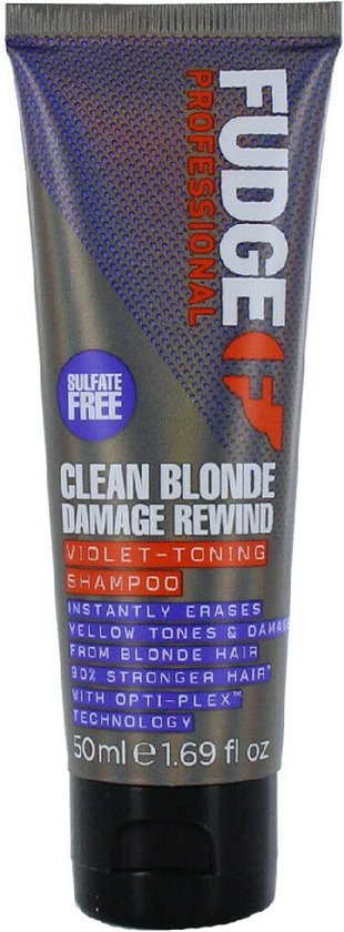 Fudge Clean Blonde Damage Rewind Violet Toning - 50 ml - Fudge
