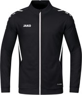 JAKO Polyesterjack Challenge Zwart-Wit Maat XL