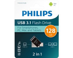 Philips 2 in1 USB stick 3.1/USB C - 128GB - FM12DC152B