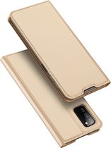 Dux Ducis - Hoesje geschikt voor Samsung Galaxy A03 - Skin Pro Book Case - Goud