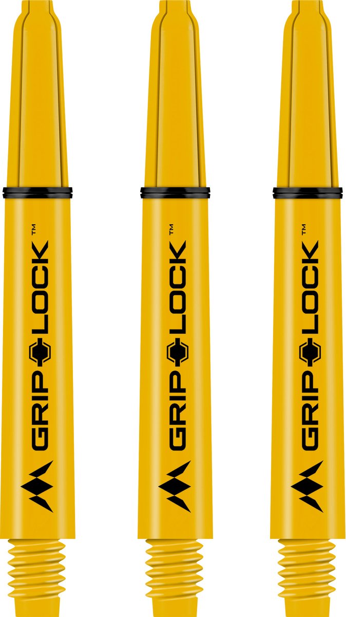 Mission Griplock Shaft Yellow - Dart Shafts Short