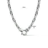 Collier Anker 7,6 Mm 45 Cm Met Groot Springslot