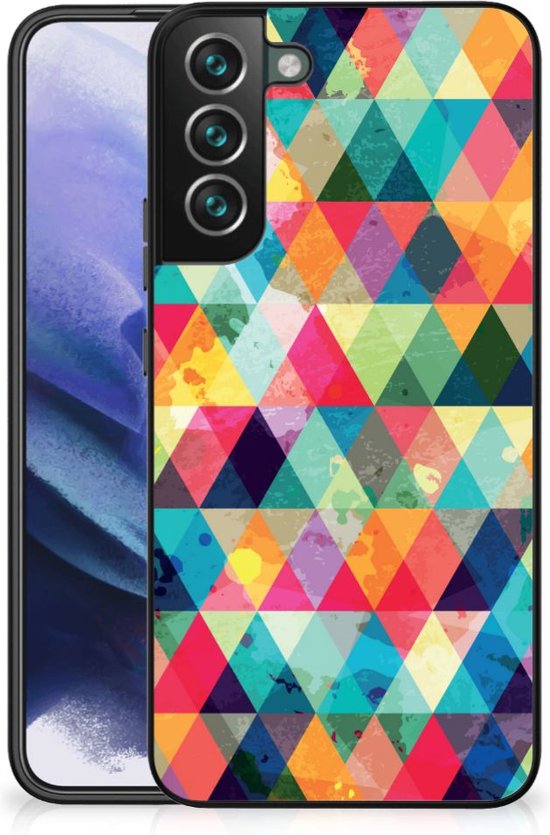 Smartphone Hoesje Samsung Galaxy S22 Pro Backcase Tpu Siliconen Hoesje Met Zwarte Rand 2129