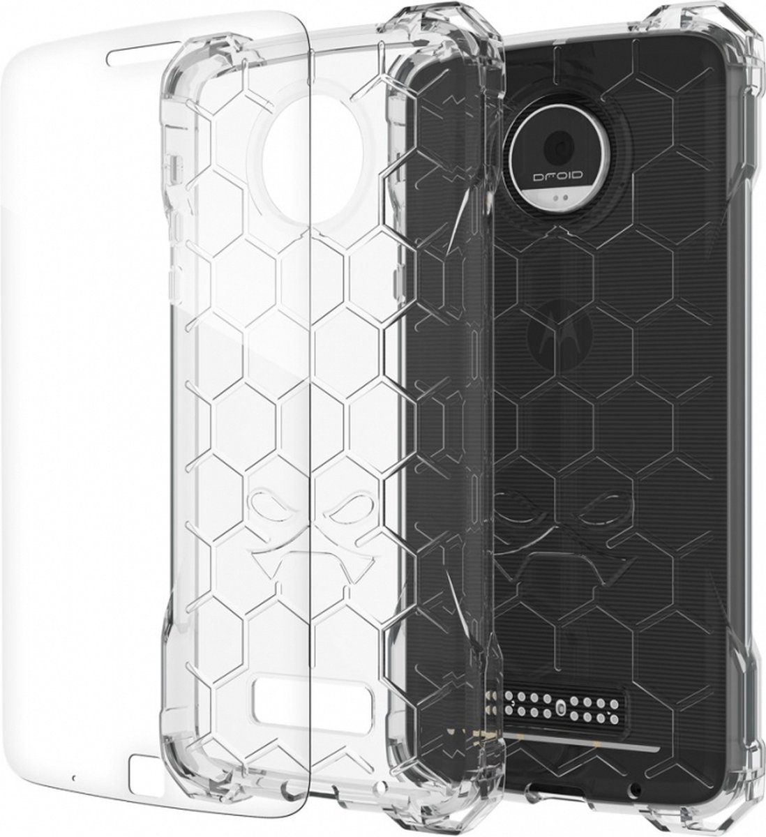 Motorola Moto Z Hoesje - Ghostek - Covert Serie - Hard Kunststof Backcover - Transparant - Hoesje Geschikt Voor Motorola Moto Z