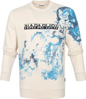 Napapijri - Bylli Sweater Off-White - XL - Modern-fit