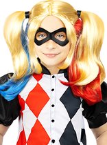 FUNIDELIA Harley Quinn pruik voor meisjes Superhelden - Geel