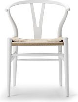 CH24 Y Wishbone Stoel Special Edition Soft - soft white