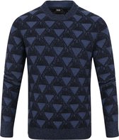 Hugo Boss - Trui Karlbert Donkerblauw - XL - Regular-fit