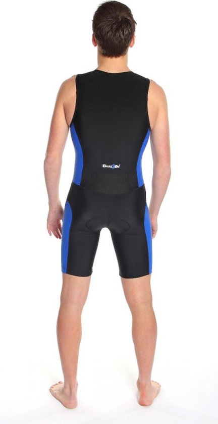 Dames tri-suit zwart-roze L