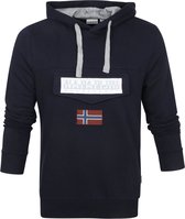 Napapijri - Burgee Sweater Donkerblauw - Maat XL - Modern-fit