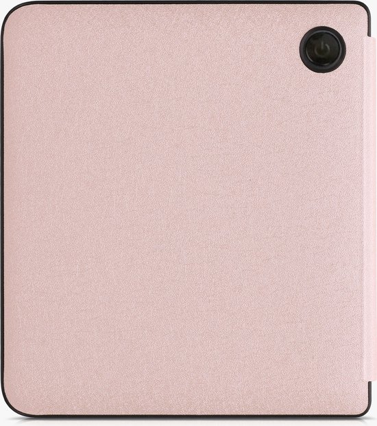 kwmobile e-reader hoesje geschikt voor Tolino Vision 6 hoes - E reader flip case met magnetische sluiting - Ereader cover in roségoud van Merkloos — afbeelding 5