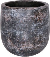 TS Sierpot Amber bruin -Decoratieve pot - 1x Ø 15 x 15 cm