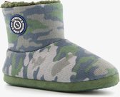 Thuis kinder sloffen legerprint - Groen - Maat 30 - Pantoffels