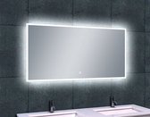 Klea Quadro Dimbare Condensvrije Spiegel Met LED Verlichting En Verwarming 120x60x0,5cm