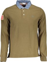 U.S. POLO Polo Shirt Long Sleeves Men - M / VERDE