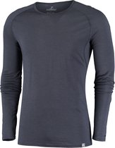 NOMAD® Long sleeve Pure Merino Heren | Grijs | S | Warm, Zacht & Ademend | 100% Merinowol