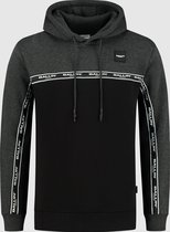 Ballin Amsterdam -  Heren Regular Fit   Hoodie  - Zwart - Maat XS