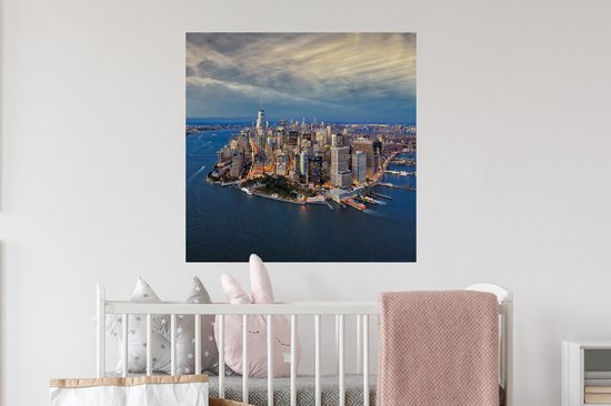 Stickers Stickers muraux - New York - Manhattan - Water - 80x80 cm - Feuille adhésive