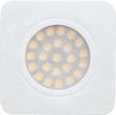 LED Kastverlichting Spot - 70x70mm - Dimbaar - Wit - 3 Watt - 4200K - 12V