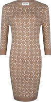 Jacky Luxury Gebreide jurk met JL print