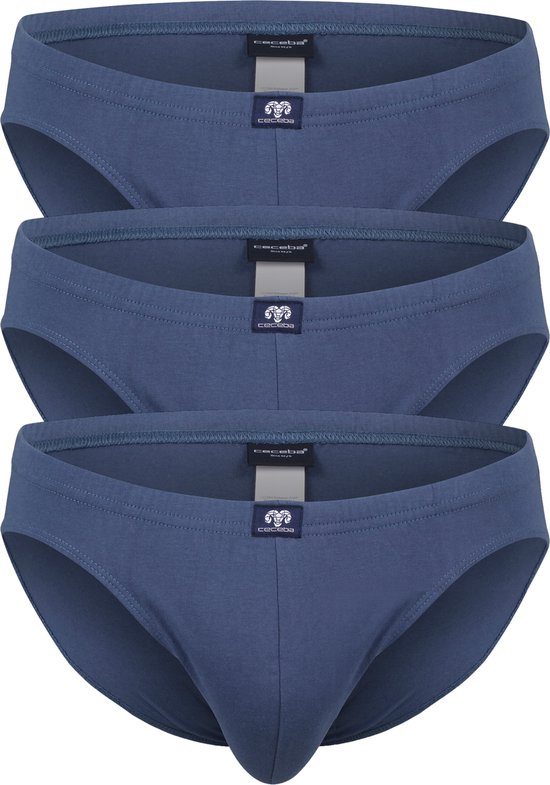 Slip homme Ceceba modèle ventre (pack de 3) - bleu - Taille : 7XL