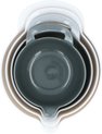 Alpina Set 4x Mengkom/ Beslagkom - met Handvat - 1,2-1,65-2,4-3 Liter - Antislip - Wit en Grijs