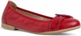 Marco Tozzi Dames Ballerina 2-2-22104-26 505 rood F-breedte Maat: 37 EU