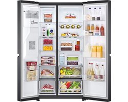 LG - GSLV71MCLE - Amerikaanse koelkast - Vrijstaand - 635 l - Energielabel E - Zwart
