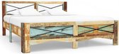 Decoways - Bedframe massief gerecycled hout 160x200 cm