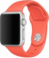 Rubberen sport bandje voor de Geschikt voor Apple Watch 42mm - 44mm M/L - Abrikoos 1|2|3|4|5|6|7