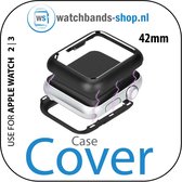 42mm beschermende Magnetisch Case Cover Protector Geschikt voor Apple watch 2 / 3 zwart