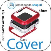 42mm beschermende Magnetisch Case Cover Protector Geschikt voor Apple watch 2 / 3 rood