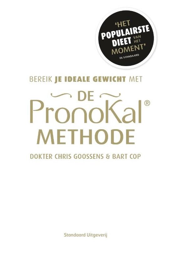 Cover van het boek 'Bereik Je Ideale Gewicht Met De Pronokal-Methode' van Dokter Chris Goossens