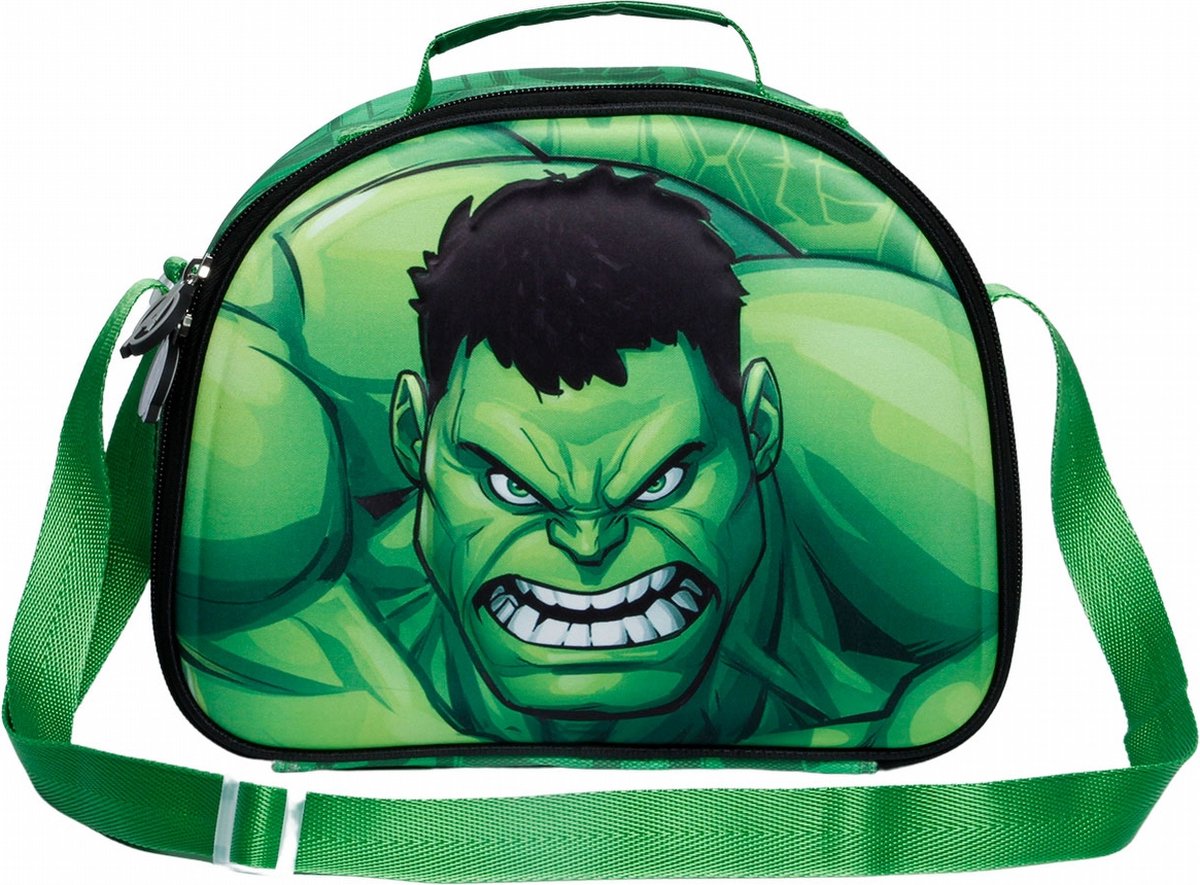 Karactermania - Marvel Hulk Destroy-3D - Thermische Lunchtas - Snack - Groen