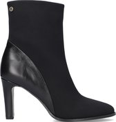 Notre-V 27468 Enkellaarsjes - Enkelboots met rits - Dames - Zwart - Maat 36