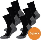 Xtreme Sockswear Hiking Sokken - 6 paar Hiking / Wandelsokken - Multi Black - Maat 42/45