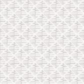 Bazaar - Scandinavische Ruit - Behang - Wallpaper - Muurdecoratie - Vliesbehang - Grijs - 0,53 x 10 M.