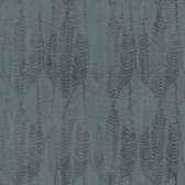 Bazaar - Luxe Bladeren - Behang - Wandbekleding - Wallpaper - Blauw - 0,53 x 10 M.