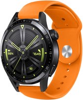 Strap-it Sport bandje geschikt voor Huawei Watch GT / GT 2 / GT 3 / GT 3 Pro 46mm / GT 2 Pro / GT Runner / Watch 3 & 3 Pro - oranje