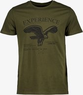 Unsigned heren T-shirt - Groen - Maat S