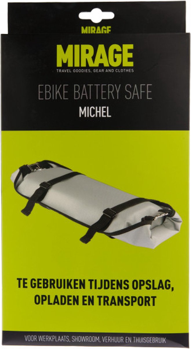 Mirage  batteriefachabdeckung Ebike Battery Safe Michel 66 x 25 cm silber 