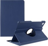 360 Rotating Book Case - Geschikt voor Samsung Galaxy Tab A8 10.5 (2021) Hoesje - Donkerblauw