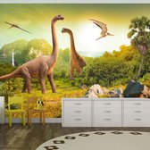 Zelfklevend fotobehang - Dinosaurs.