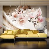 Papier peint photo - Vagues de magnolia.