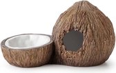Exo terra kokosnoot schuilgrot & waterschaal - 21x12x11,5cm