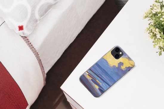 Coque iPhone 13 mini - Au bord de la mer - Piet Mondrian - Siliconen