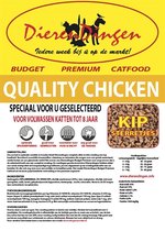 Merkloos - Budget Premium Catfood Quality Chicken - Kattenvoer - 15 KG